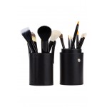 12pc Make Up Brush Set in Holder Black